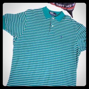 Vintage Ralph Lauren Polo Striped Collared Shirt